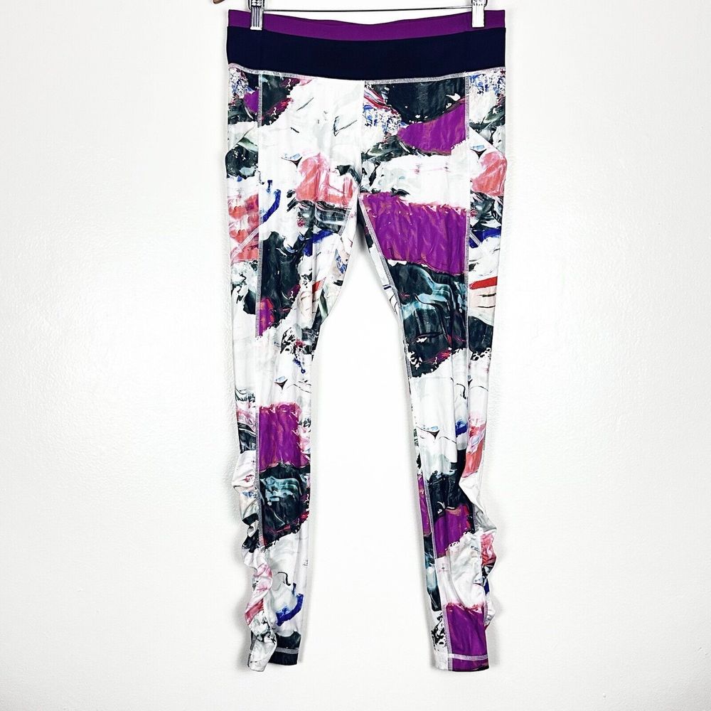 LULULEMON Speed Tight III Full Luxtreme Pigment Wave Regal Women's Legging Sz 10